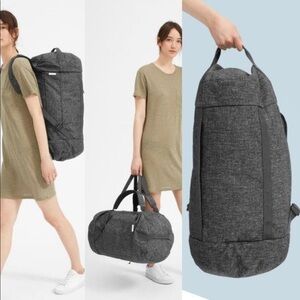 Everlane Mover Duffel Bag Backpack Bag Heather Dark Gray